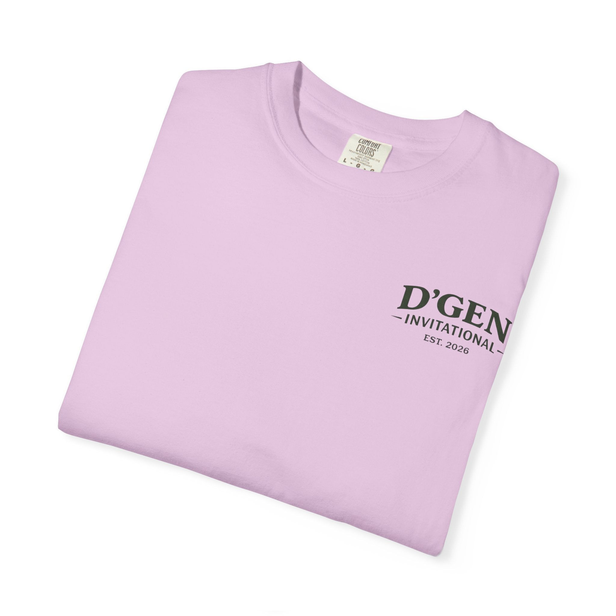 Golf Tournament T-Shirt — D'GEN Invitational “18 Holes Countless Beers”