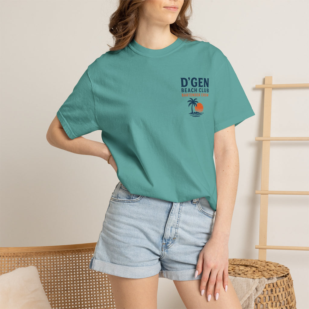D'GEN Beach Club Bartender Crew T-Shirt