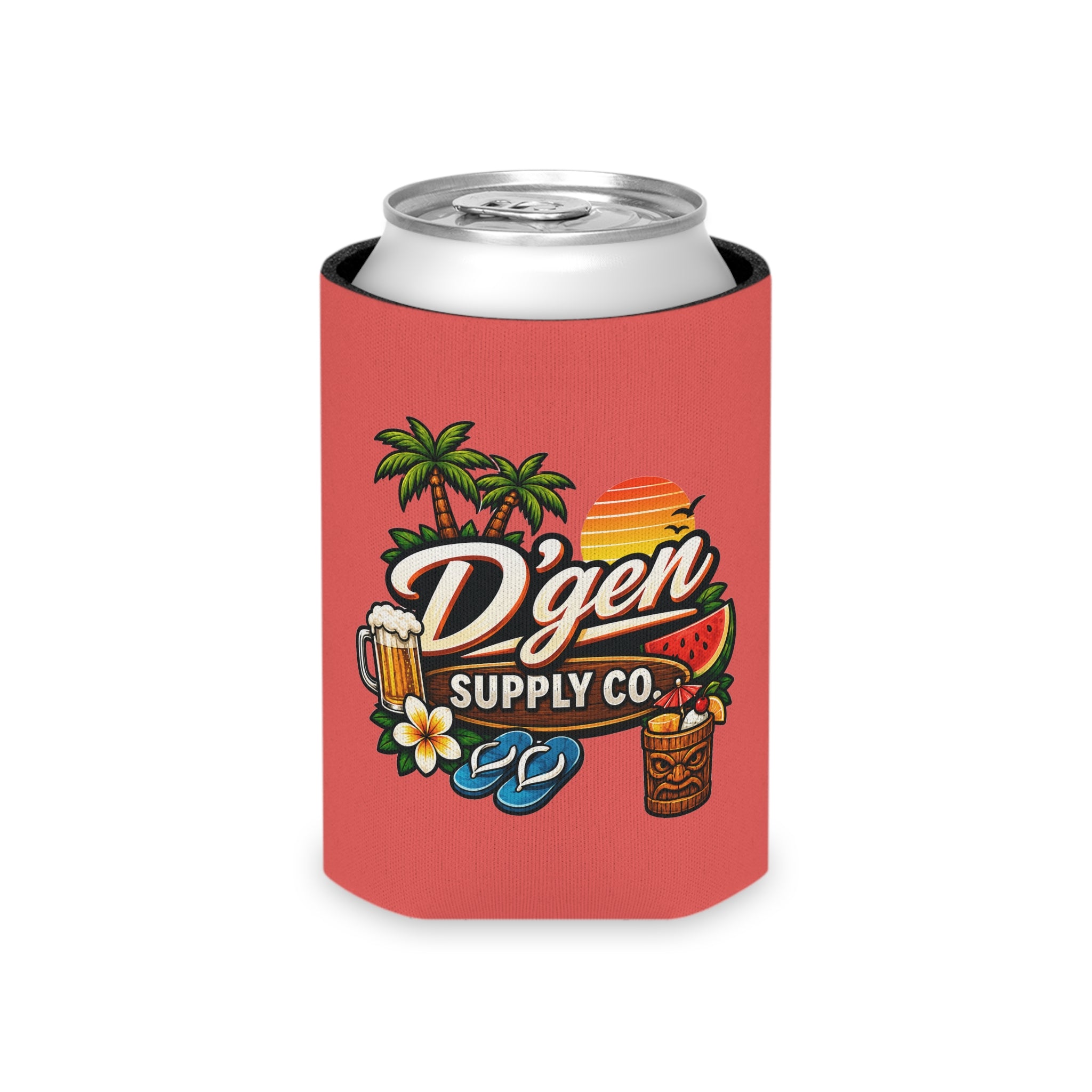 Hydration Is a Mindset D'gen Supply Co. Beach Drink Koozie