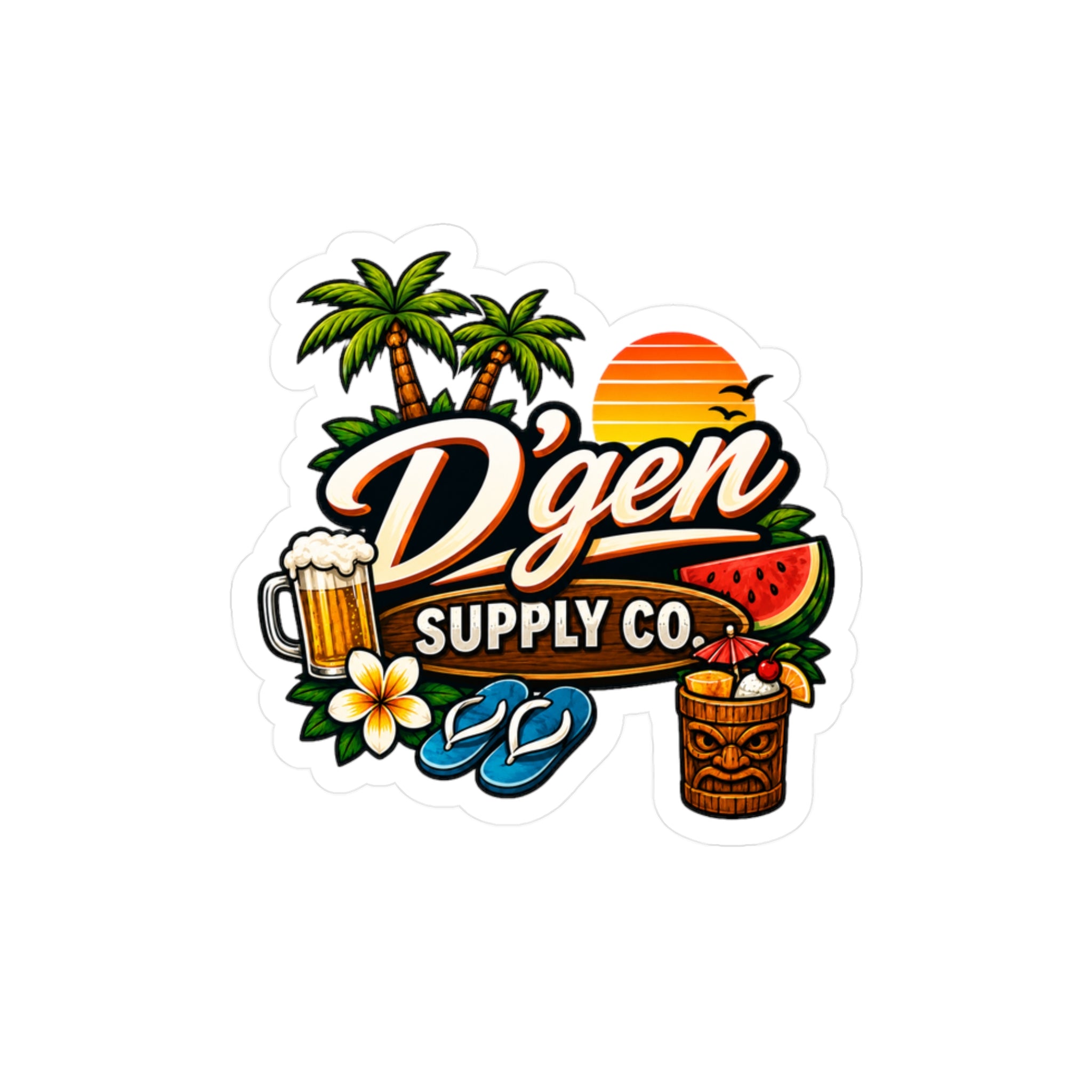 Dgen Summer Sticker